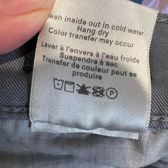 Veronica Beard Grey Ayla Chino High Rise Jeans Size 4 - Picture 10 of 10